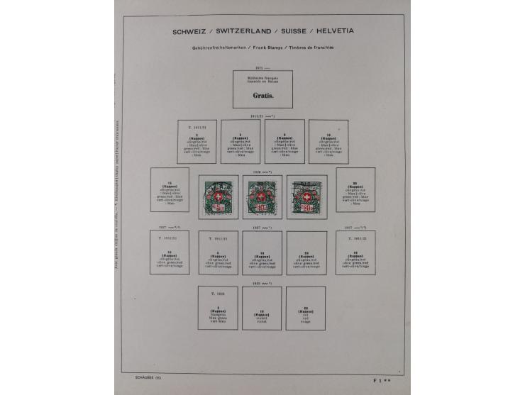 1850/1961, meist gestempelte Sammlung, mit einigen guten Werten, u.a. Mi.-Nr. 5II , 6I, 18, 19 gestempelt, teils signiert Pfe