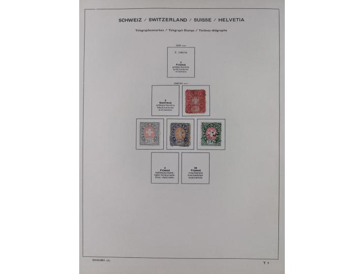 1850/1961, meist gestempelte Sammlung, mit einigen guten Werten, u.a. Mi.-Nr. 5II , 6I, 18, 19 gestempelt, teils signiert Pfe