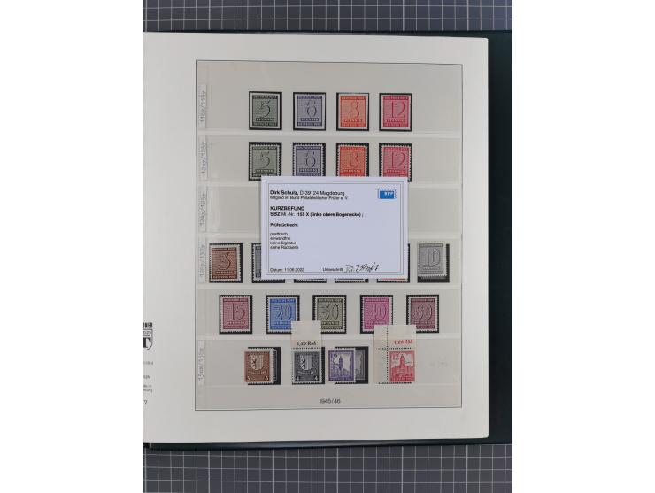 1945/49, fast ausschließlich postfrische, in den Hauptnummern komplette Sammlung inkl. Allgemeine Ausgaben, dabei u.a. Mi.-Nr