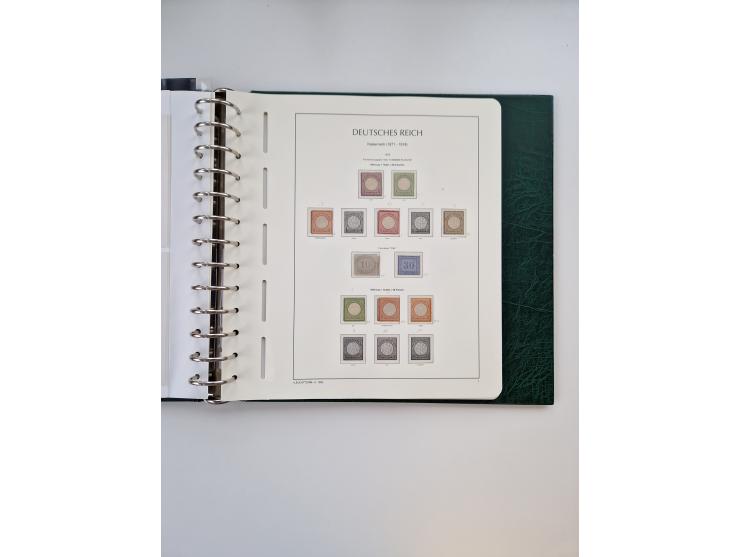 1872/1945, anfangs meist ungebrauchte, später postfrische, in den Hauptnummern fast komplette und teils überkomplette Sammlun