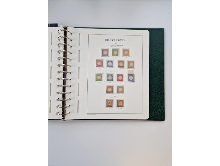 1872/1945, anfangs meist ungebrauchte, später postfrische, in den Hauptnummern fast komplette und teils überkomplette Sammlun