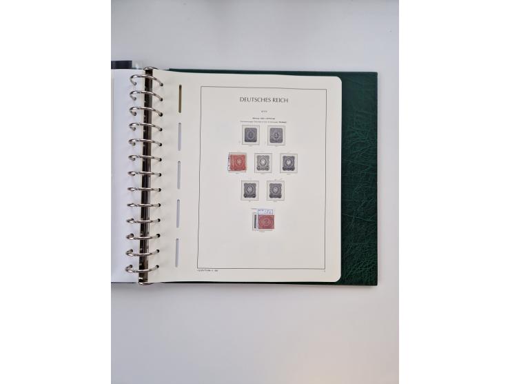 1872/1945, anfangs meist ungebrauchte, später postfrische, in den Hauptnummern fast komplette und teils überkomplette Sammlun