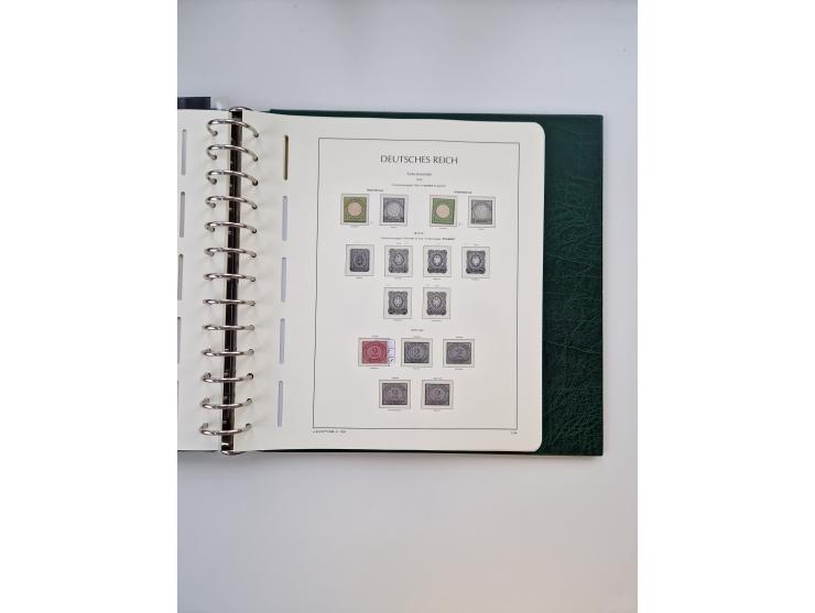 1872/1945, anfangs meist ungebrauchte, später postfrische, in den Hauptnummern fast komplette und teils überkomplette Sammlun