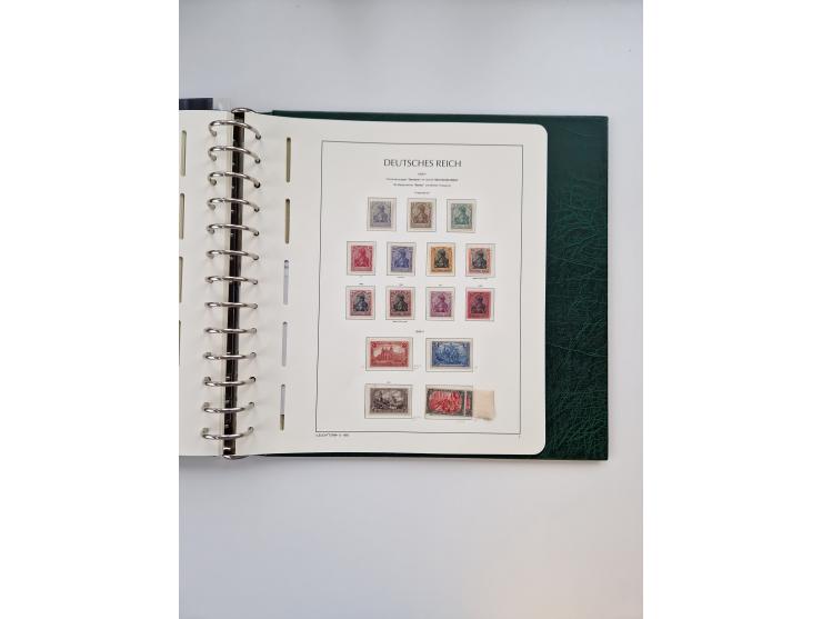 1872/1945, anfangs meist ungebrauchte, später postfrische, in den Hauptnummern fast komplette und teils überkomplette Sammlun