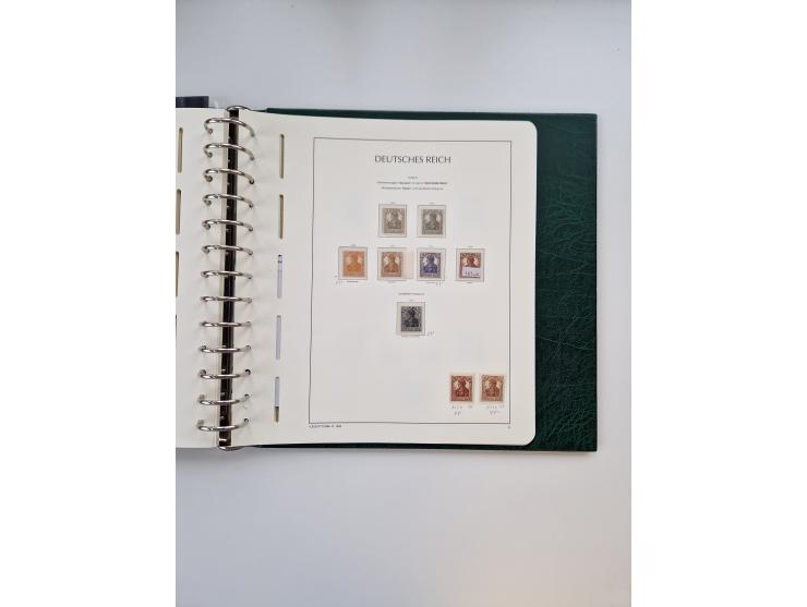 1872/1945, anfangs meist ungebrauchte, später postfrische, in den Hauptnummern fast komplette und teils überkomplette Sammlun