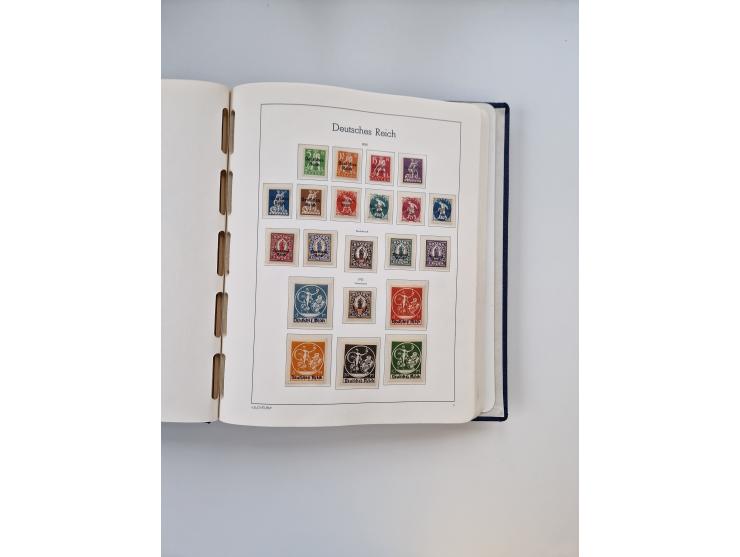 1872/1945, anfangs meist ungebrauchte, später postfrische, in den Hauptnummern fast komplette und teils überkomplette Sammlun