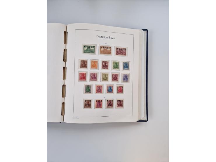 1872/1945, anfangs meist ungebrauchte, später postfrische, in den Hauptnummern fast komplette und teils überkomplette Sammlun