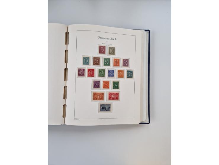 1872/1945, anfangs meist ungebrauchte, später postfrische, in den Hauptnummern fast komplette und teils überkomplette Sammlun