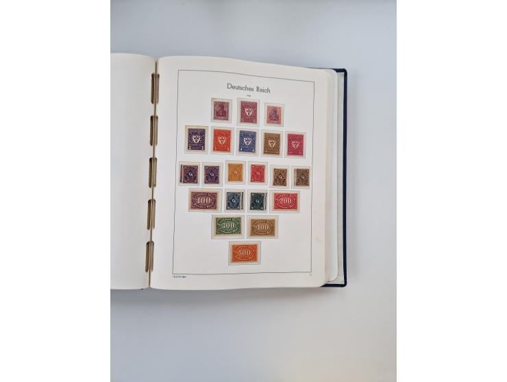 1872/1945, anfangs meist ungebrauchte, später postfrische, in den Hauptnummern fast komplette und teils überkomplette Sammlun