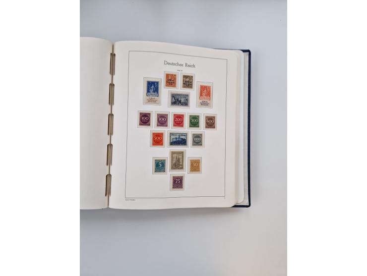 1872/1945, anfangs meist ungebrauchte, später postfrische, in den Hauptnummern fast komplette und teils überkomplette Sammlun