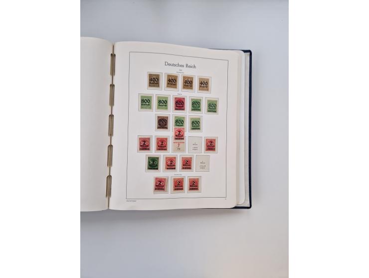 1872/1945, anfangs meist ungebrauchte, später postfrische, in den Hauptnummern fast komplette und teils überkomplette Sammlun