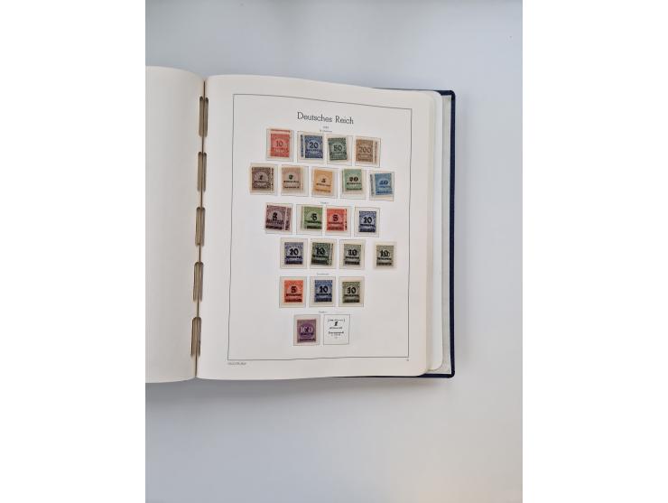 1872/1945, anfangs meist ungebrauchte, später postfrische, in den Hauptnummern fast komplette und teils überkomplette Sammlun