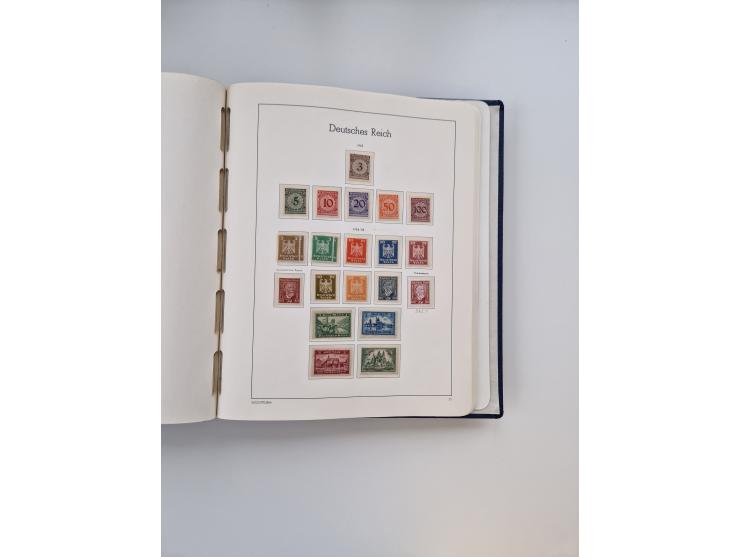 1872/1945, anfangs meist ungebrauchte, später postfrische, in den Hauptnummern fast komplette und teils überkomplette Sammlun