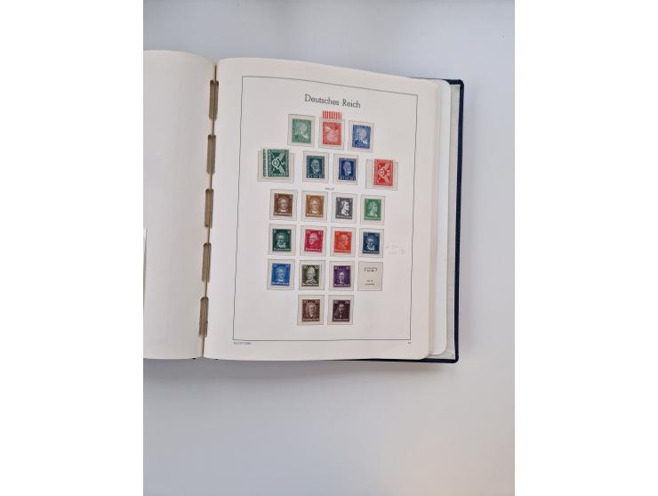 1872/1945, anfangs meist ungebrauchte, später postfrische, in den Hauptnummern fast komplette und teils überkomplette Sammlun