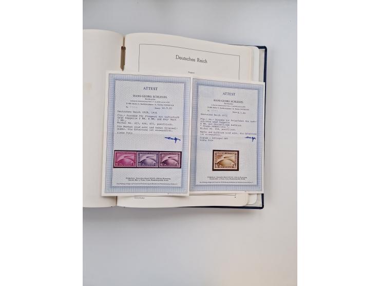 1872/1945, anfangs meist ungebrauchte, später postfrische, in den Hauptnummern fast komplette und teils überkomplette Sammlun