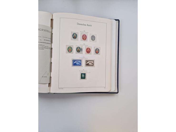 1872/1945, anfangs meist ungebrauchte, später postfrische, in den Hauptnummern fast komplette und teils überkomplette Sammlun