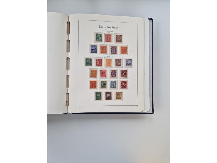 1872/1945, anfangs meist ungebrauchte, später postfrische, in den Hauptnummern fast komplette und teils überkomplette Sammlun