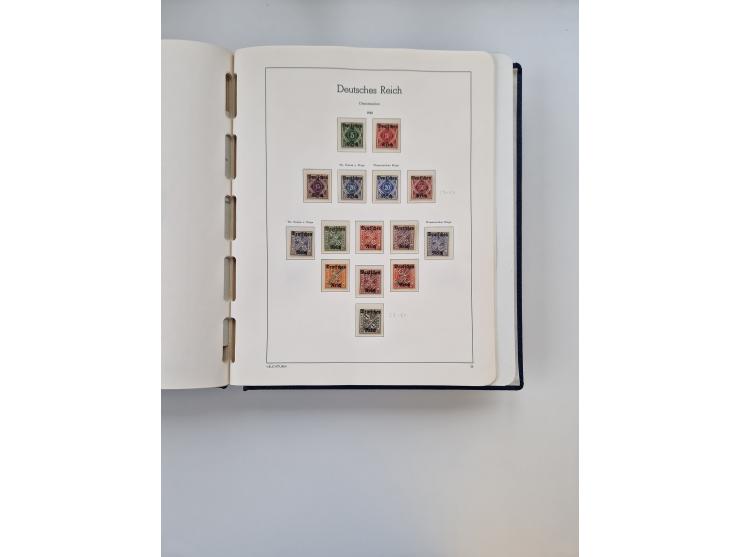 1872/1945, anfangs meist ungebrauchte, später postfrische, in den Hauptnummern fast komplette und teils überkomplette Sammlun