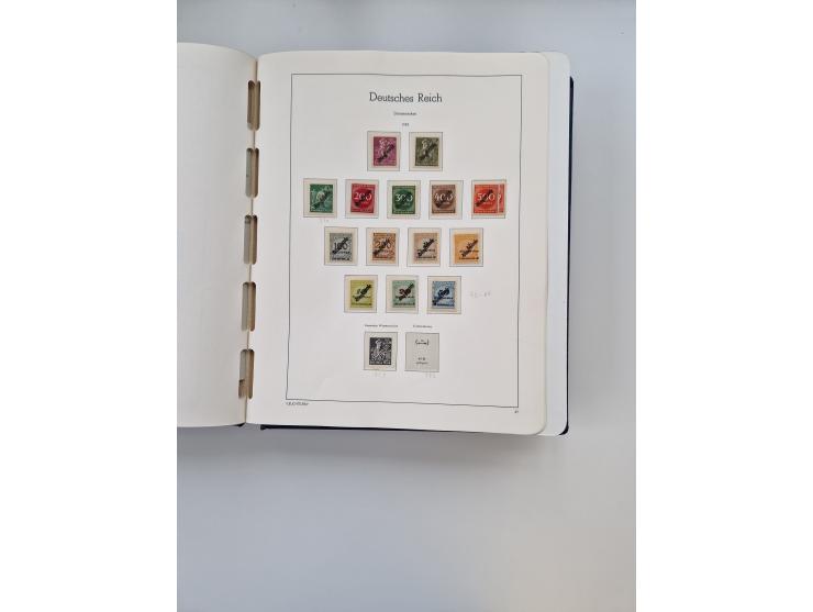 1872/1945, anfangs meist ungebrauchte, später postfrische, in den Hauptnummern fast komplette und teils überkomplette Sammlun