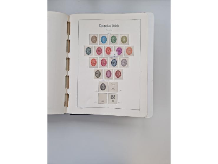 1872/1945, anfangs meist ungebrauchte, später postfrische, in den Hauptnummern fast komplette und teils überkomplette Sammlun