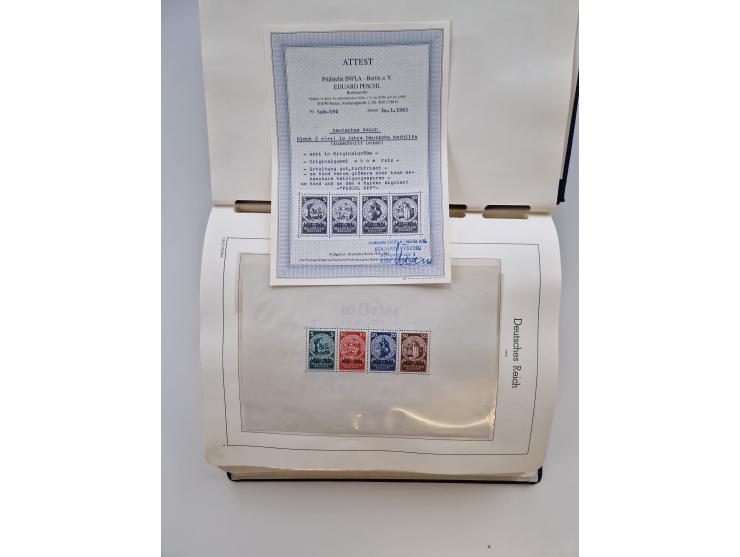 1872/1945, anfangs meist ungebrauchte, später postfrische, in den Hauptnummern fast komplette und teils überkomplette Sammlun