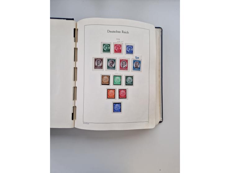 1872/1945, anfangs meist ungebrauchte, später postfrische, in den Hauptnummern fast komplette und teils überkomplette Sammlun