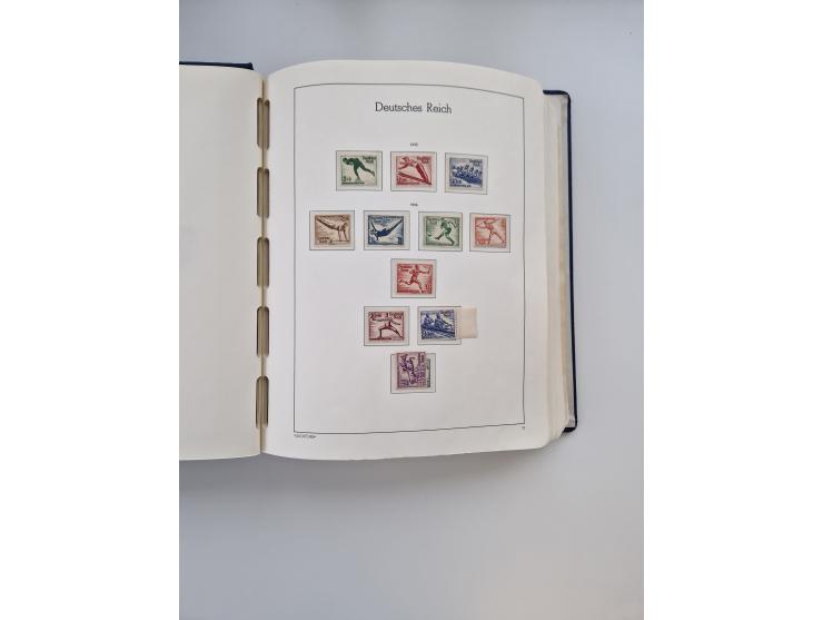 1872/1945, anfangs meist ungebrauchte, später postfrische, in den Hauptnummern fast komplette und teils überkomplette Sammlun