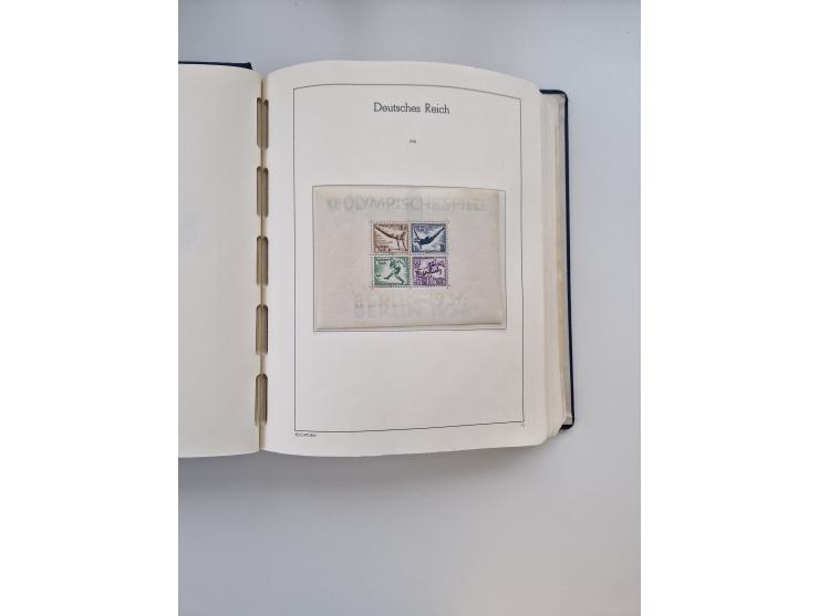 1872/1945, anfangs meist ungebrauchte, später postfrische, in den Hauptnummern fast komplette und teils überkomplette Sammlun