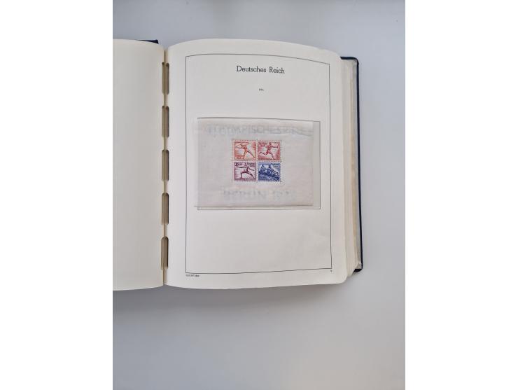 1872/1945, anfangs meist ungebrauchte, später postfrische, in den Hauptnummern fast komplette und teils überkomplette Sammlun