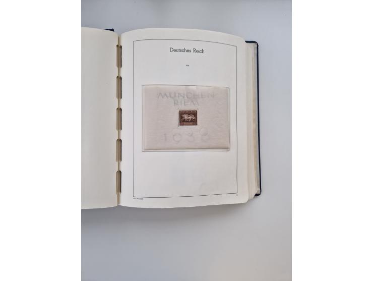 1872/1945, anfangs meist ungebrauchte, später postfrische, in den Hauptnummern fast komplette und teils überkomplette Sammlun