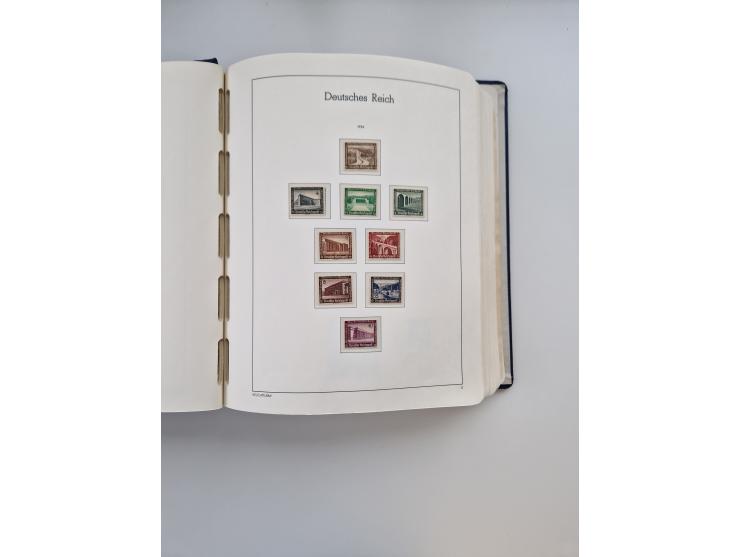 1872/1945, anfangs meist ungebrauchte, später postfrische, in den Hauptnummern fast komplette und teils überkomplette Sammlun