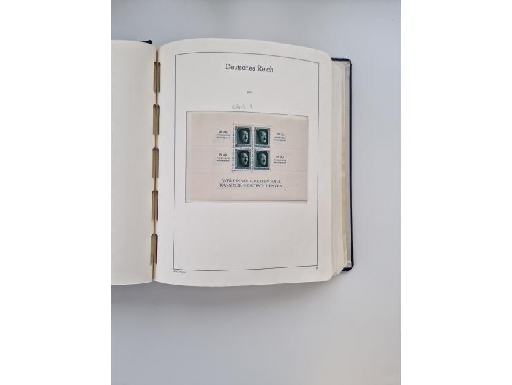 1872/1945, anfangs meist ungebrauchte, später postfrische, in den Hauptnummern fast komplette und teils überkomplette Sammlun