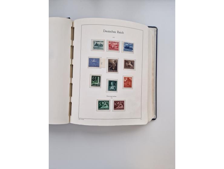 1872/1945, anfangs meist ungebrauchte, später postfrische, in den Hauptnummern fast komplette und teils überkomplette Sammlun