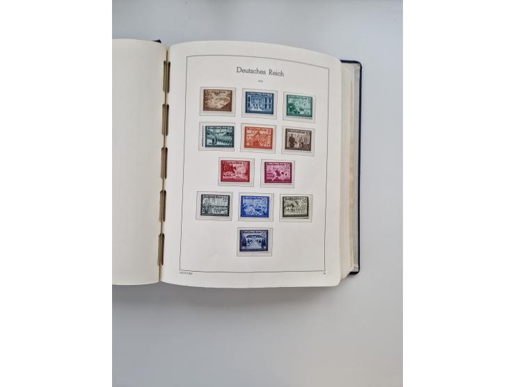 1872/1945, anfangs meist ungebrauchte, später postfrische, in den Hauptnummern fast komplette und teils überkomplette Sammlun