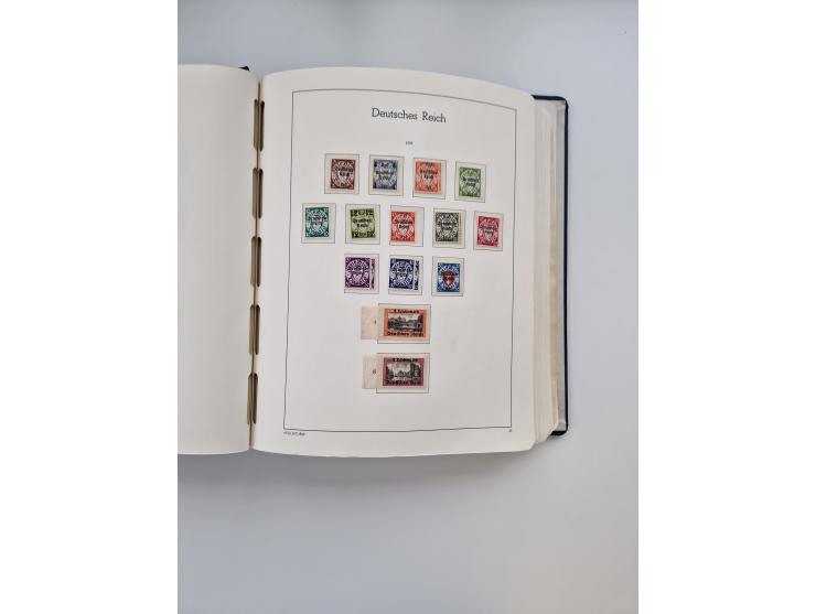 1872/1945, anfangs meist ungebrauchte, später postfrische, in den Hauptnummern fast komplette und teils überkomplette Sammlun