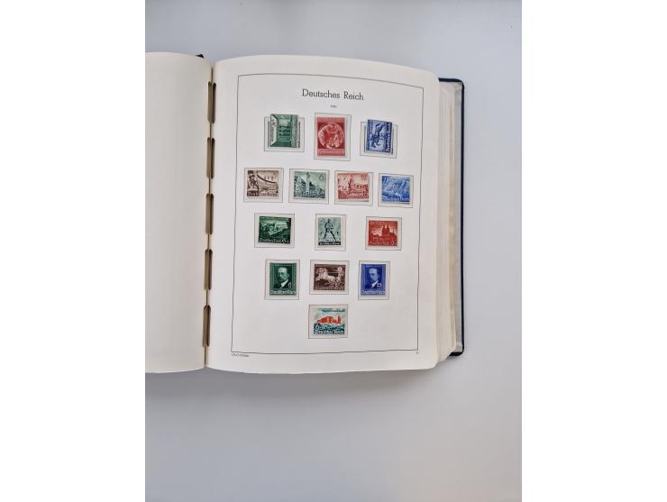 1872/1945, anfangs meist ungebrauchte, später postfrische, in den Hauptnummern fast komplette und teils überkomplette Sammlun