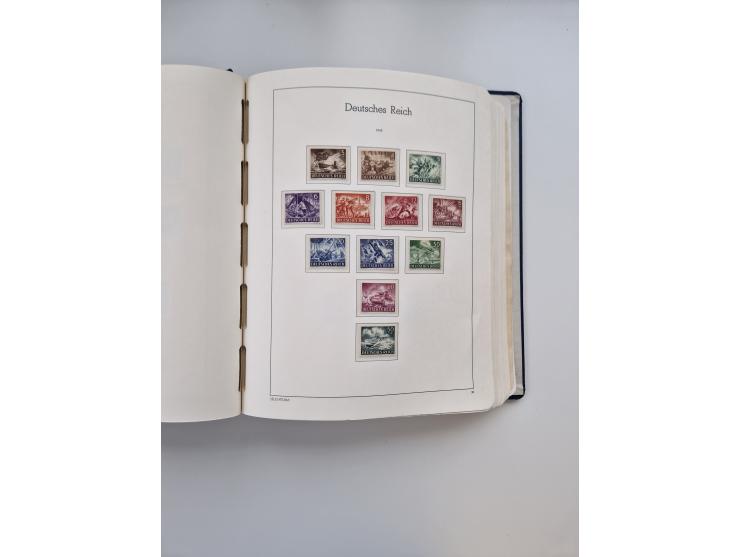 1872/1945, anfangs meist ungebrauchte, später postfrische, in den Hauptnummern fast komplette und teils überkomplette Sammlun