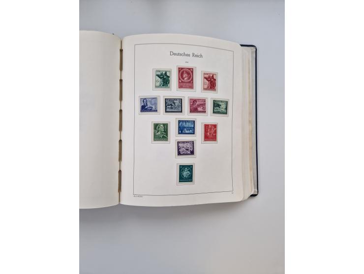 1872/1945, anfangs meist ungebrauchte, später postfrische, in den Hauptnummern fast komplette und teils überkomplette Sammlun