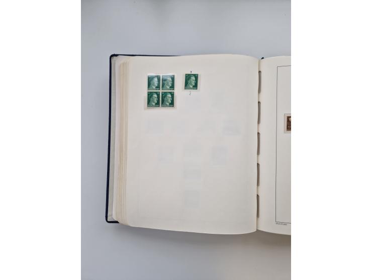 1872/1945, anfangs meist ungebrauchte, später postfrische, in den Hauptnummern fast komplette und teils überkomplette Sammlun