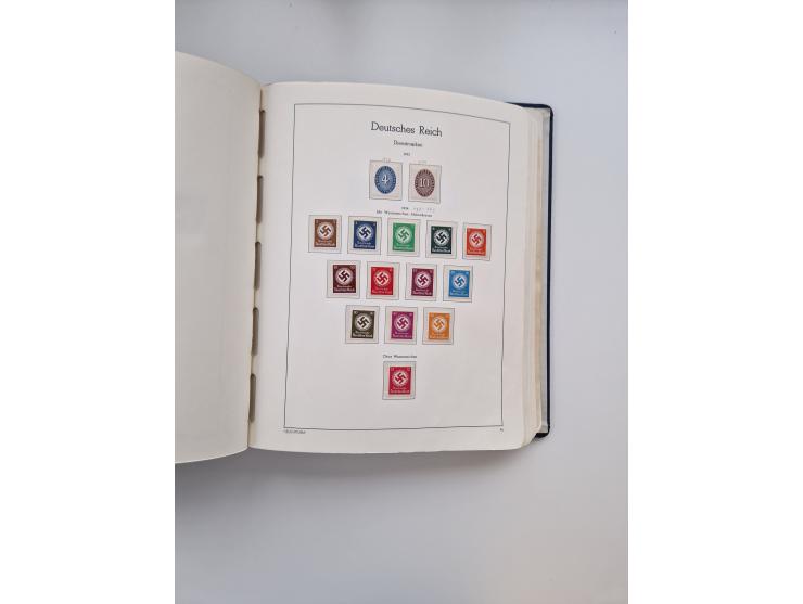 1872/1945, anfangs meist ungebrauchte, später postfrische, in den Hauptnummern fast komplette und teils überkomplette Sammlun