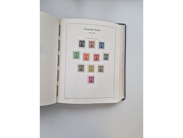 1872/1945, anfangs meist ungebrauchte, später postfrische, in den Hauptnummern fast komplette und teils überkomplette Sammlun