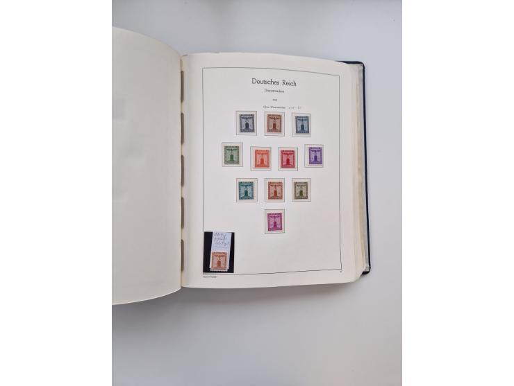 1872/1945, anfangs meist ungebrauchte, später postfrische, in den Hauptnummern fast komplette und teils überkomplette Sammlun