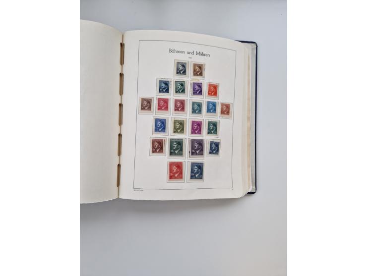 1872/1945, anfangs meist ungebrauchte, später postfrische, in den Hauptnummern fast komplette und teils überkomplette Sammlun