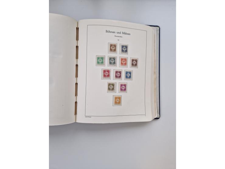 1872/1945, anfangs meist ungebrauchte, später postfrische, in den Hauptnummern fast komplette und teils überkomplette Sammlun