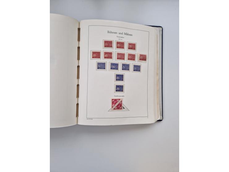 1872/1945, anfangs meist ungebrauchte, später postfrische, in den Hauptnummern fast komplette und teils überkomplette Sammlun