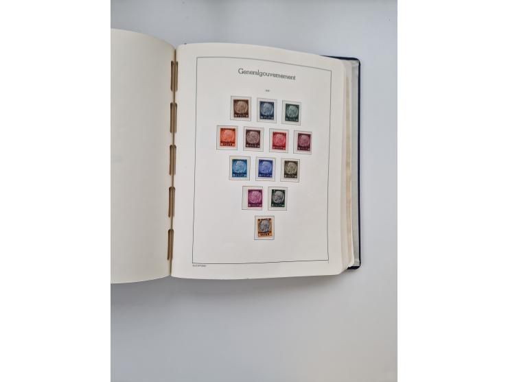 1872/1945, anfangs meist ungebrauchte, später postfrische, in den Hauptnummern fast komplette und teils überkomplette Sammlun