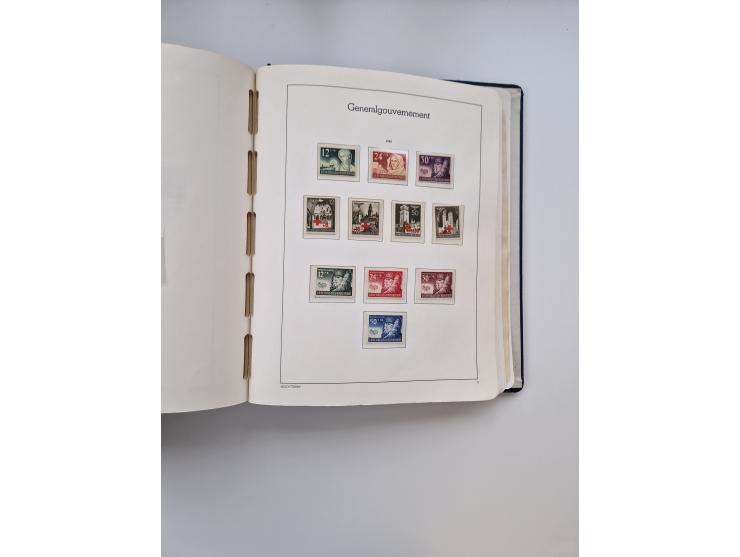 1872/1945, anfangs meist ungebrauchte, später postfrische, in den Hauptnummern fast komplette und teils überkomplette Sammlun