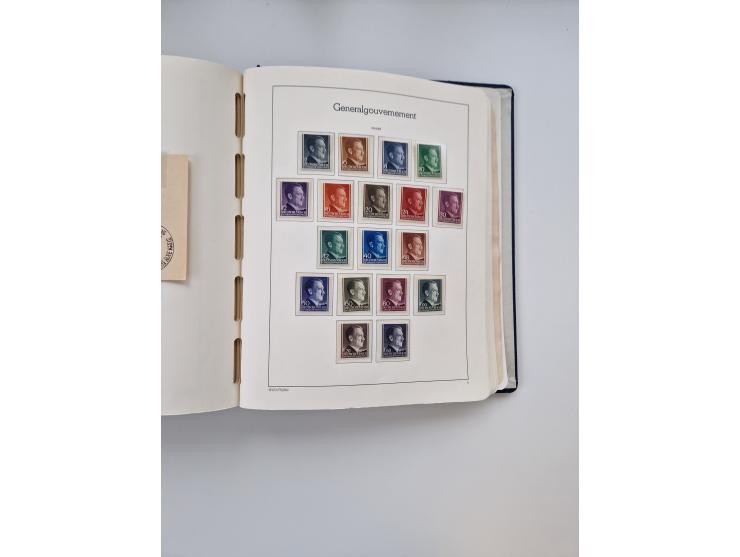 1872/1945, anfangs meist ungebrauchte, später postfrische, in den Hauptnummern fast komplette und teils überkomplette Sammlun