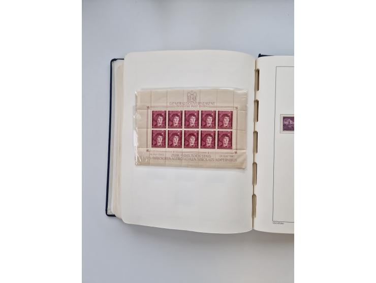 1872/1945, anfangs meist ungebrauchte, später postfrische, in den Hauptnummern fast komplette und teils überkomplette Sammlun