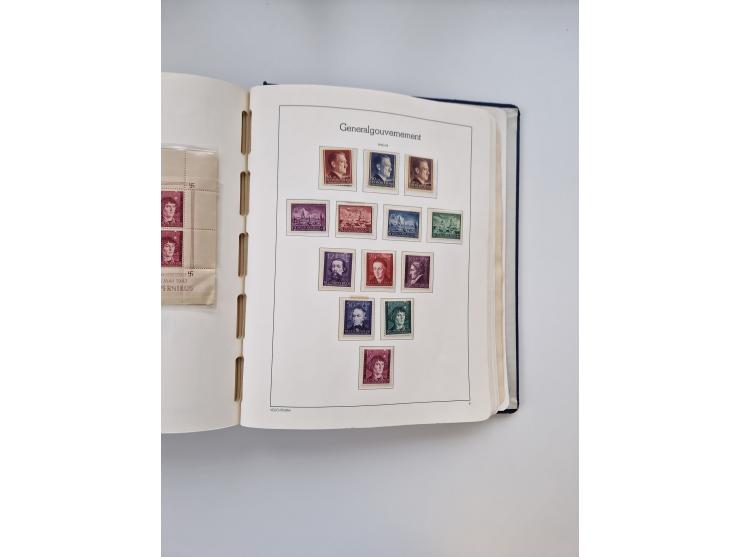 1872/1945, anfangs meist ungebrauchte, später postfrische, in den Hauptnummern fast komplette und teils überkomplette Sammlun